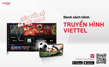 Danh sách kênh truyền hình Viettel đa dạng, chất lượng