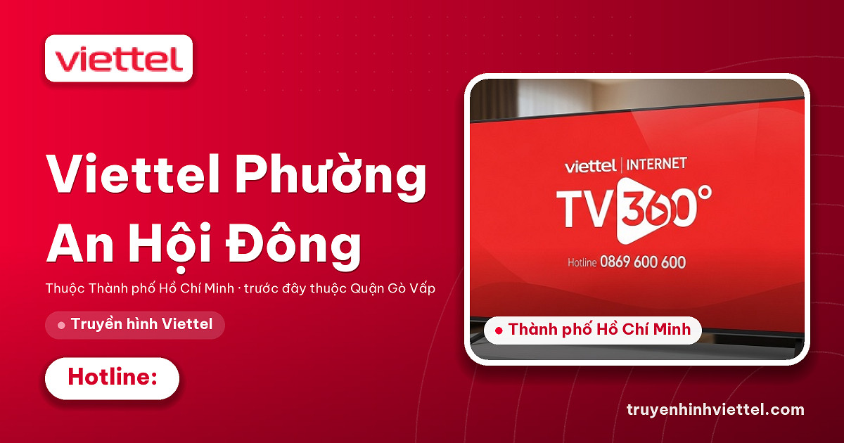 Logo Viettel Phường An Hội Đông truyền hình TV360