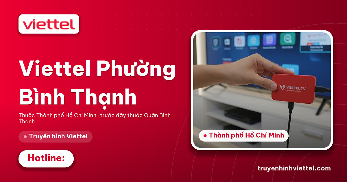 Logo Viettel Phường Bình Thạnh truyền hình