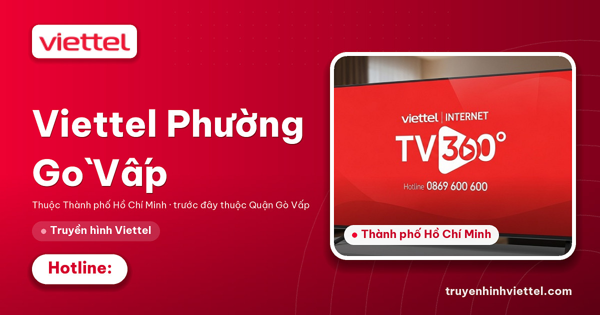 Lắp đặt truyền hình Viettel Logo Viettel Phường Gò Vấp Truyền hình TV360