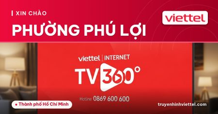 Truyền hình Viettel Phường Phú Lợi tiện ích