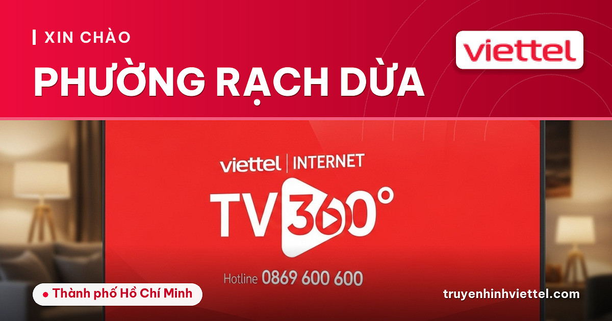 Logo Viettel Phường Rạch Dừa truyền hình