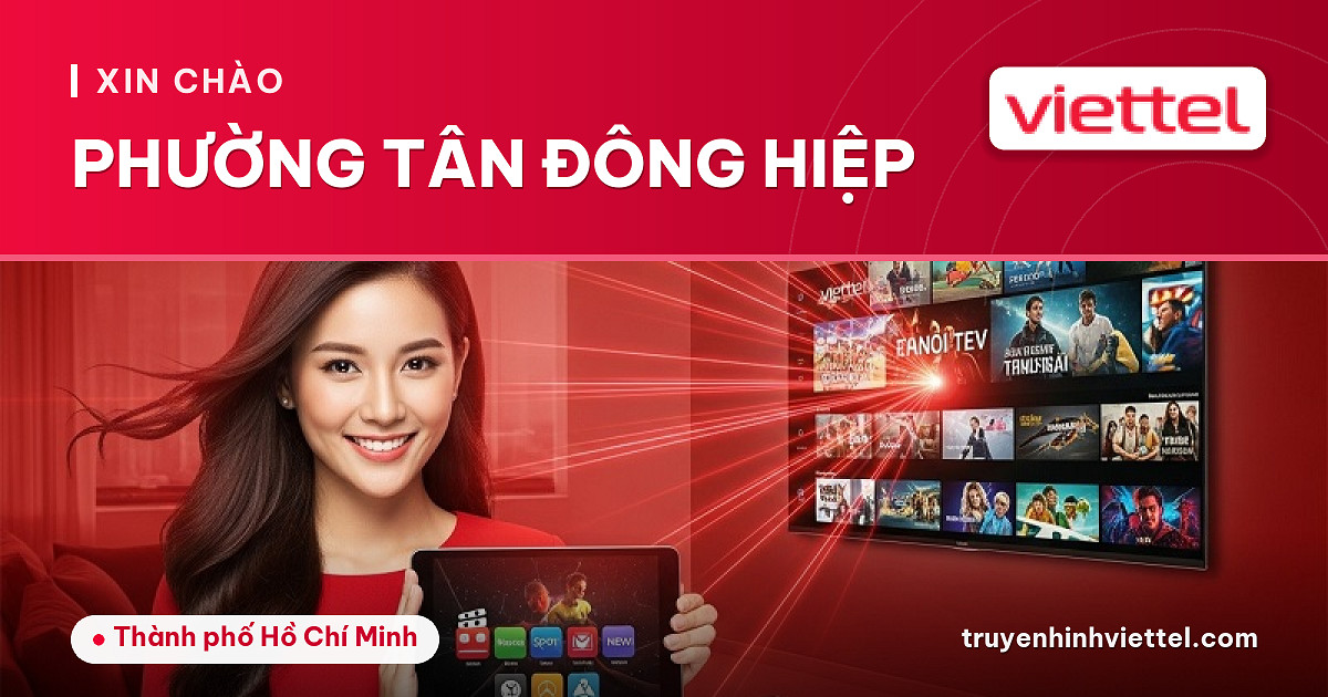 Logo Viettel Phường Tân Đông Hiệp truyền hình TV360