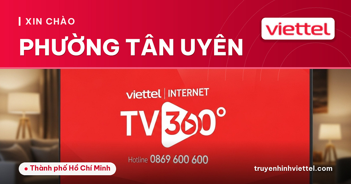 Logo Viettel Phường Tân Uyên truyền hình TV360