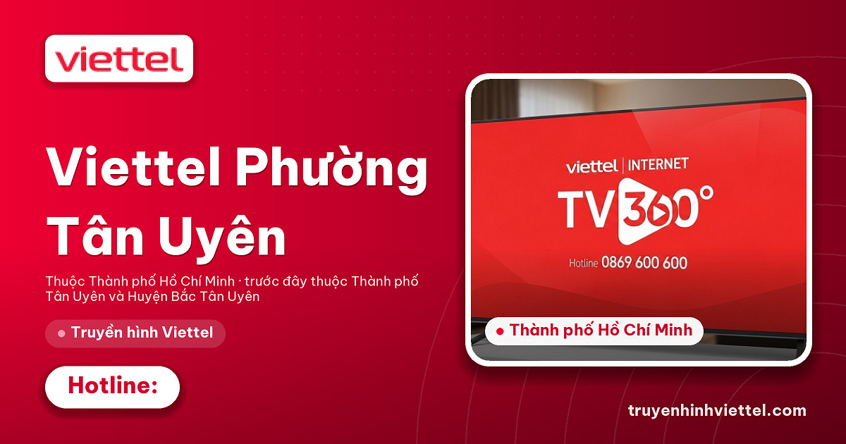 Logo Viettel Phường Tân Uyên truyền hình TV360