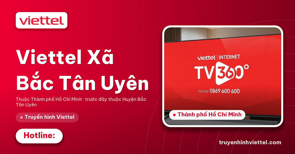 Logo Viettel Xã Bắc Tân Uyên truyền hình