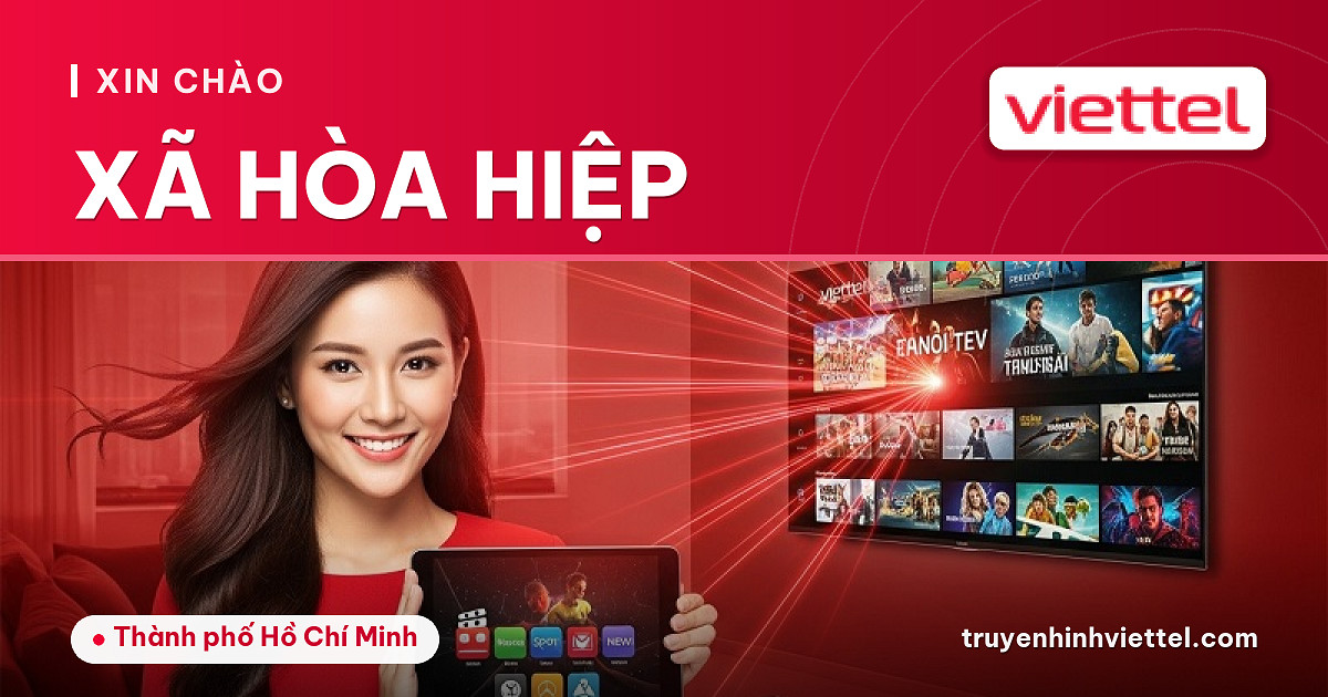 Dịch vụ Viettel Xã Hòa Hiệp truyền hình TV360